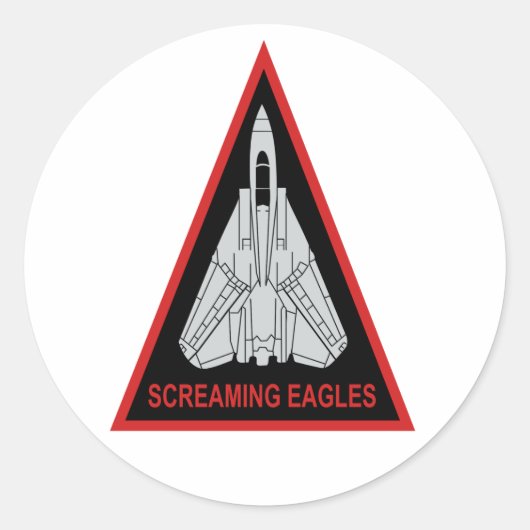 Sticker Rond VF-51 Aigles hurlants (Devant)