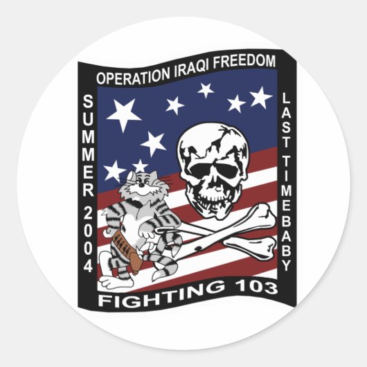 Sticker Rond VF-84 Jollys rogers (Devant)