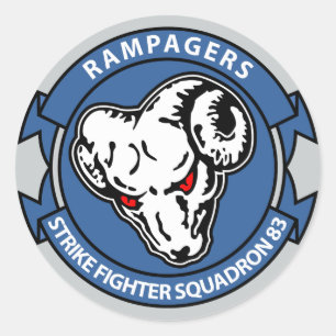 Sticker Rond VFA - 83 - Strike Fighter Squadron 83