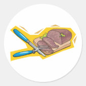 Sticker Rond Viande (Devant)