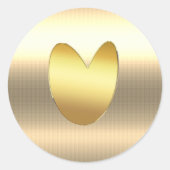 Sticker Rond Vibe Gold Holiday (Devant)