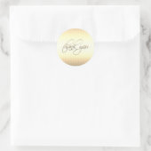 Sticker Rond Vibe Gold Holiday (Sac)