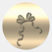 Sticker Rond Vibe Gold Holidays (Devant)