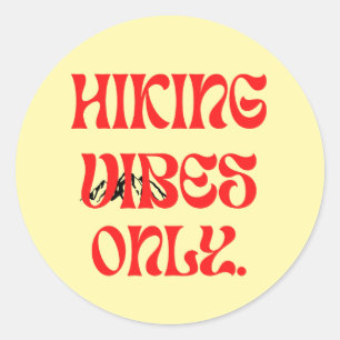 Sticker Rond vibes à hacher uniquement