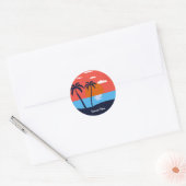 Sticker Rond Vibes d'été (Enveloppe)