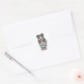 Sticker Rond Vibes du week-end (Enveloppe)