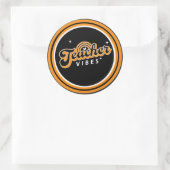 Sticker Rond Vibes enseignants (Sac)