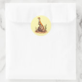 Sticker Rond Vibes Lizard pour bronzer (Sac)