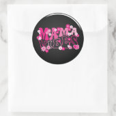 Sticker Rond Vibes Maman (Sac)