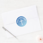Sticker Rond Vibes Positives Seulement (Enveloppe)