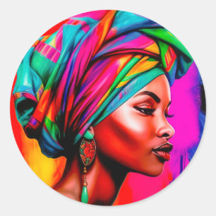 Sticker Rond Vibrant Beauty Series 1