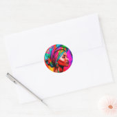 Sticker Rond Vibrant Beauty Series 1 (Enveloppe)