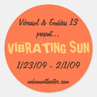 Sticker Rond Vibrasol 23/01/09 - 2/1/09