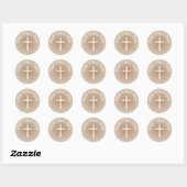 Sticker Rond Vibrations Divines Uniquement (Feuille)