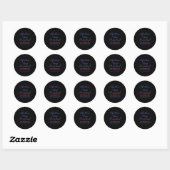Sticker Rond Vice-Président Kamala Harris (Feuille)