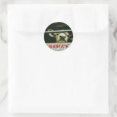 Sticker Rond Victime d'Holocost (Sac)