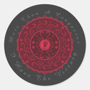 Sticker Rond Victoire chrétienne