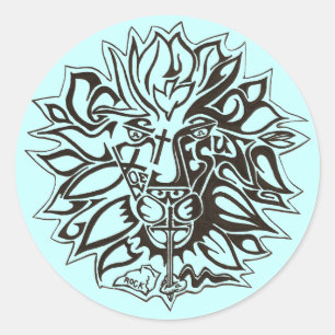 Sticker Rond Victoire Simba