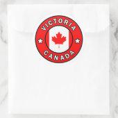 Sticker Rond Victoria Canada (Sac)