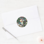 Sticker Rond Victorian Christmas Portrait (Enveloppe)