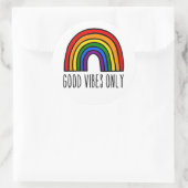 Sticker Rond Vidéos Rainbow (Sac)