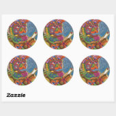Sticker Rond Vie (Feuille)