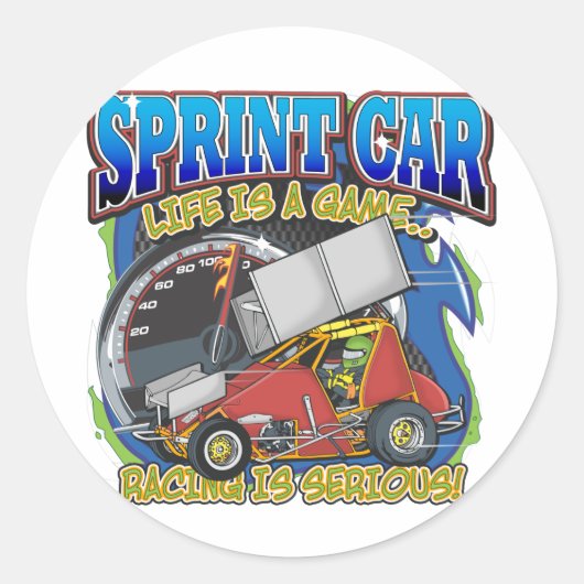 Sticker Rond Vie automobile Sprint (Devant)