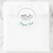 Sticker Rond Vie de ferme  (Sac)