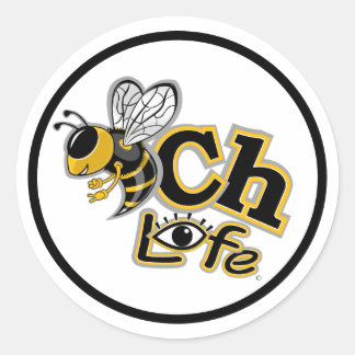 STICKER ROND VIE DE PLAGE