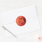 Sticker Rond vie rose (Enveloppe)