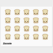 Sticker Rond vie toast (Feuille)