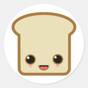 Sticker Rond vie toast