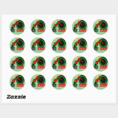 Sticker Rond Vieille École (Feuille)
