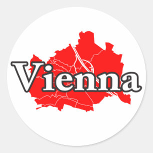 Sticker Rond Vienne