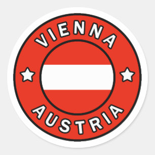 Sticker Rond Vienne Autriche