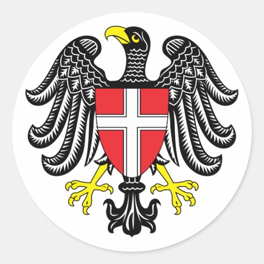 Sticker Rond vienne, Autriche (Devant)