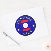 Sticker Rond Vientiane Laos (Enveloppe)