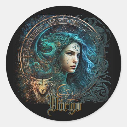 Sticker Rond Vierge (Devant)