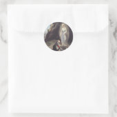 Sticker Rond Vierge Marie de Lourdes (Sac)