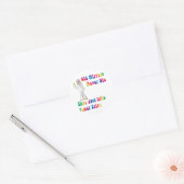 Sticker Rond Vieux hippies (Enveloppe)