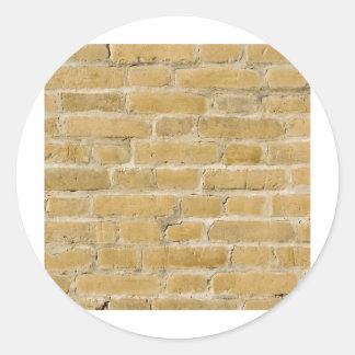 Sticker Rond Vieux mur en briques