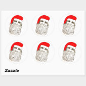 STICKER ROND VIEUX SAINT NICK (Feuille)