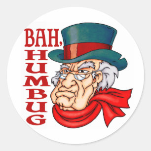 Sticker Rond Vieux Scrooge