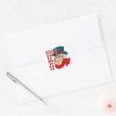Sticker Rond Vieux Scrooge (Enveloppe)