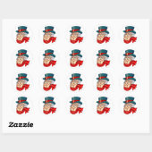 Sticker Rond Vieux Scrooge (Feuille)