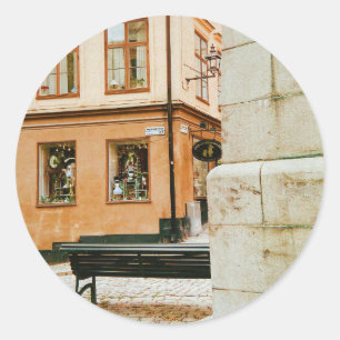 Sticker Rond Vieux Stockholm, Gamla Stan, Suède