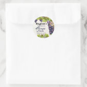 Sticker Rond Vignoble de raisin | Jam Jar (Sac)