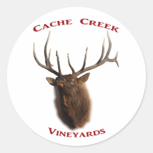 Sticker Rond Vignobles de Cache Creek