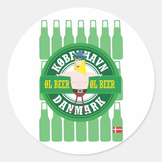 Sticker Rond Viking (Devant)