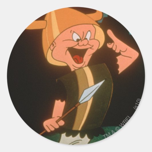 Sticker Rond Viking ELMER FUDD™ (Devant)